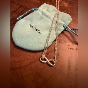 Tiffany & Co. Sterling Silver Infinity Necklace